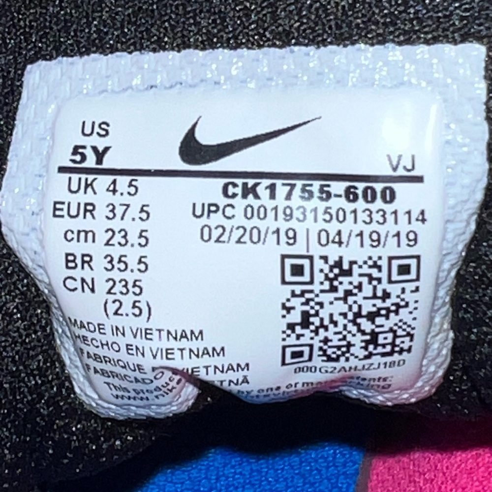 Nike Air Max Oketo CK1755-600 Pink Black White Shoes NWOT Youth 5Y - Picture 8 of 8